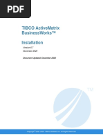 Tibco Activematrix Businessworks™ Installation: November 2020