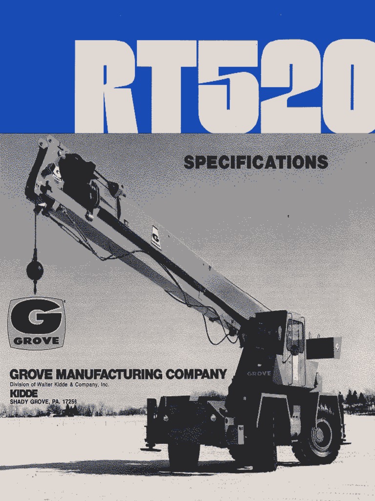 Grove RT520 Spec | PDF