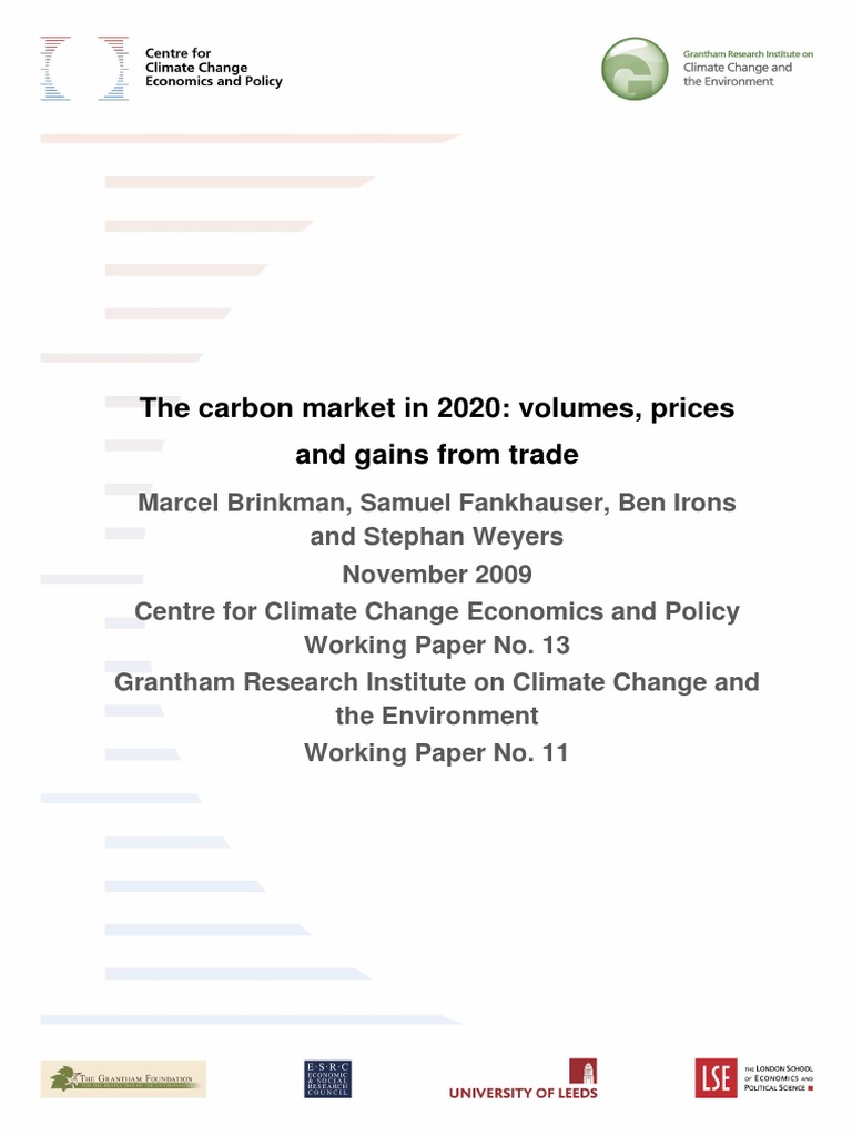 Carbon Market 2020: Trends and Insights | PDF | Emissions Trading ...