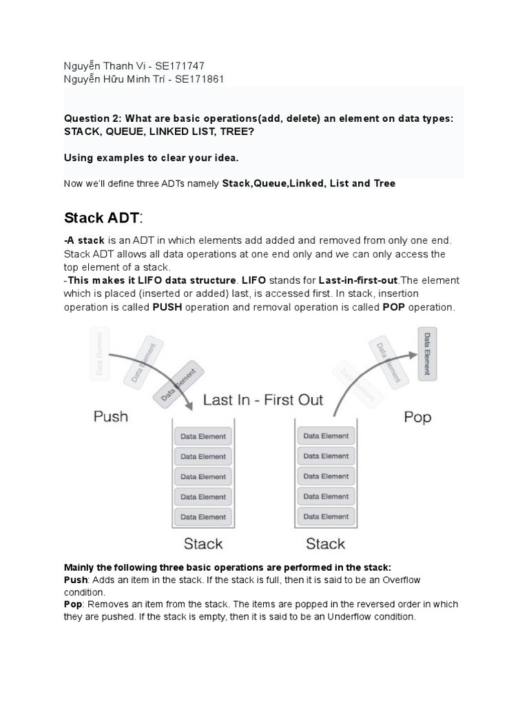 Data Structures: Basic Operations | PDF | Queue (Abstract Data Type ...