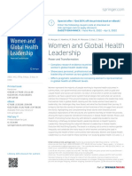 Women and Global Health Leadership Book Code 5 April 2022