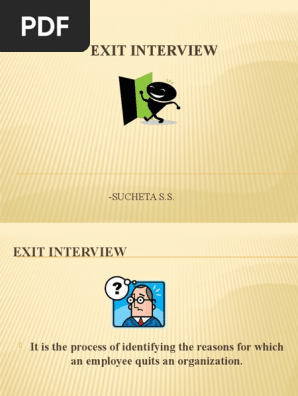Exit Interview Ppt
