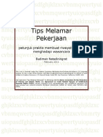 Download Tips Melamar Pekerjaan Doc by nixnixgetmykicks SN56451521 doc pdf