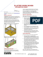 Crane-Lifted Work Boxes: Information Sheet