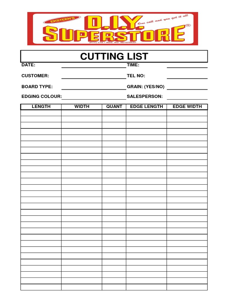 cutting_list | PDF