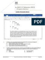 Promocion Interna Preguntas Ofimatica Examen 12 Feb 2022