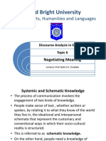 Topic 6 Negotiating Meaning