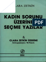 Clara Zetkin - Kadın Sorunu Üzerine Seçme Yazılar