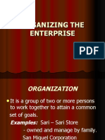 Organizing The Enterprise