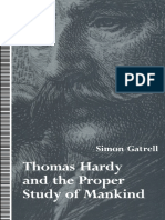 Thomas Hardy and The Proper Study of Mankind by Simon Gatrell (Auth.)