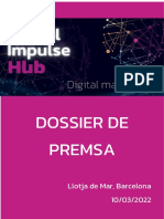 Dossier de Premsa - Digital Impulse Hub - 10mar22