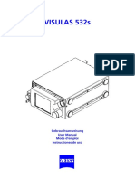 CARL Zeiss Visulas 532 - User Manual (En, De, FR, Es)