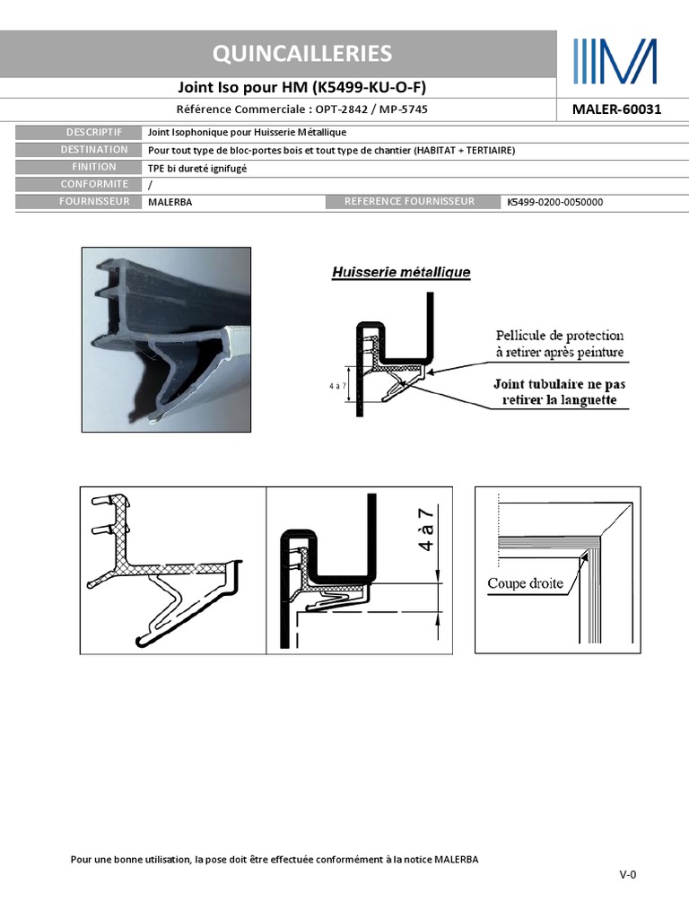 Fiche - Maler-60031 | PDF | Technologie et ingénierie