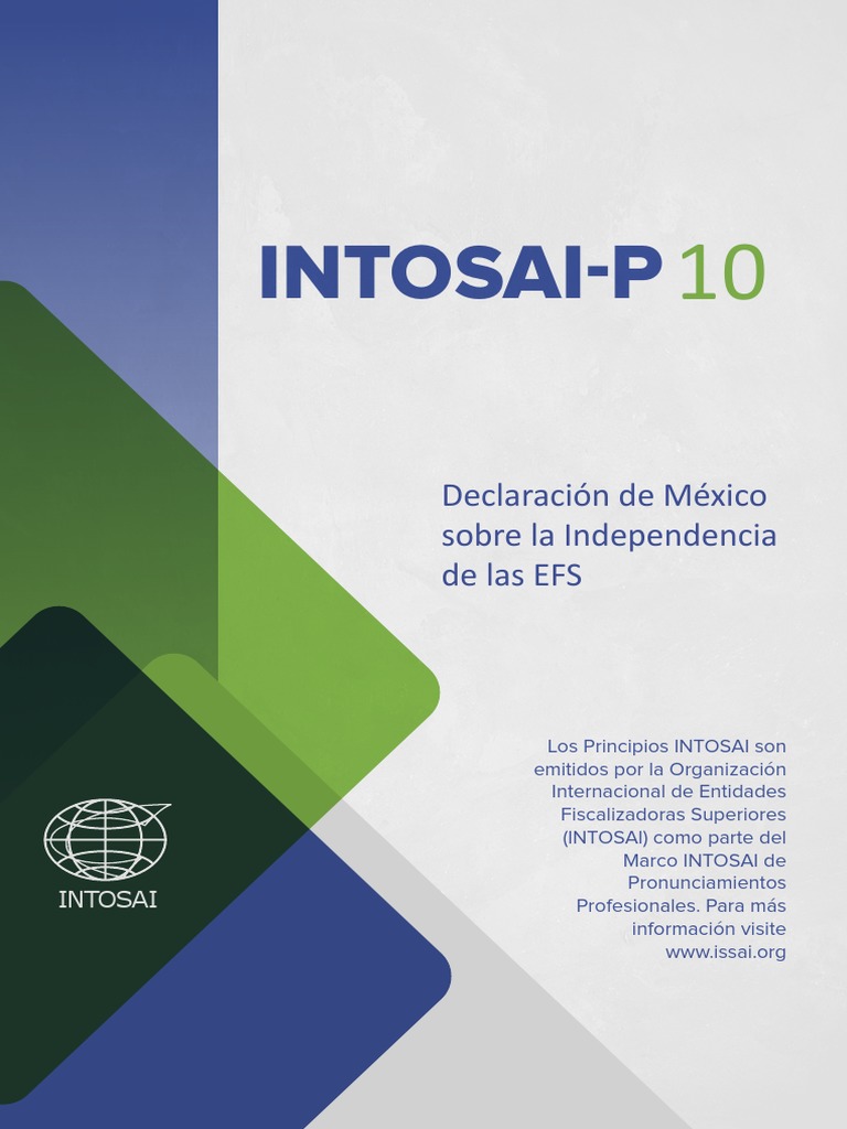 INTOSAI P-10: Declaración de México Sobre La Independencia de Las EFS ...