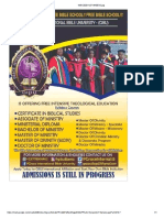 Admission Programs