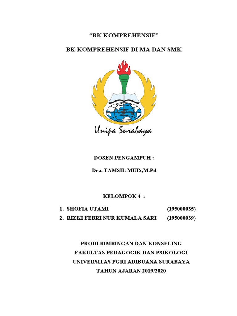 Program BK Komprehensif di MA/SMK | PDF