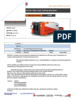 Quotation For Fiber Laser Cutting Machines 4 KW: NF - PRO 315 Vento