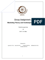 Group Assignment 2: Marketing Theory and Contemporary Issues