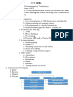 ICT Skills: Computer System