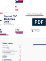 The State of D2C Marketing 2019 Ecommerce and Marketing Benchmarks