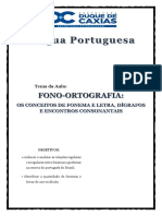 Língua Portuguesa Fono Ortografia