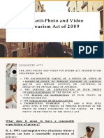 Anti-Photo and Vedio Voyeurism Act - RA 9995