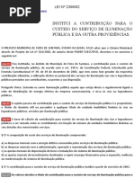 Legislação COSIP em Municípios de SC | PDF