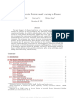 Recent Advances in Reinforcement Learning in Finance: Ben Hambly Renyuan Xu Huining Yang December 8, 2021