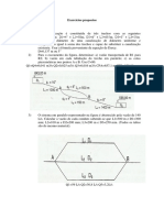 Exercícios de cálculo de vazão e dimensionamento de tubulações