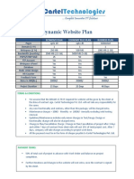 Dynamic Website Plan