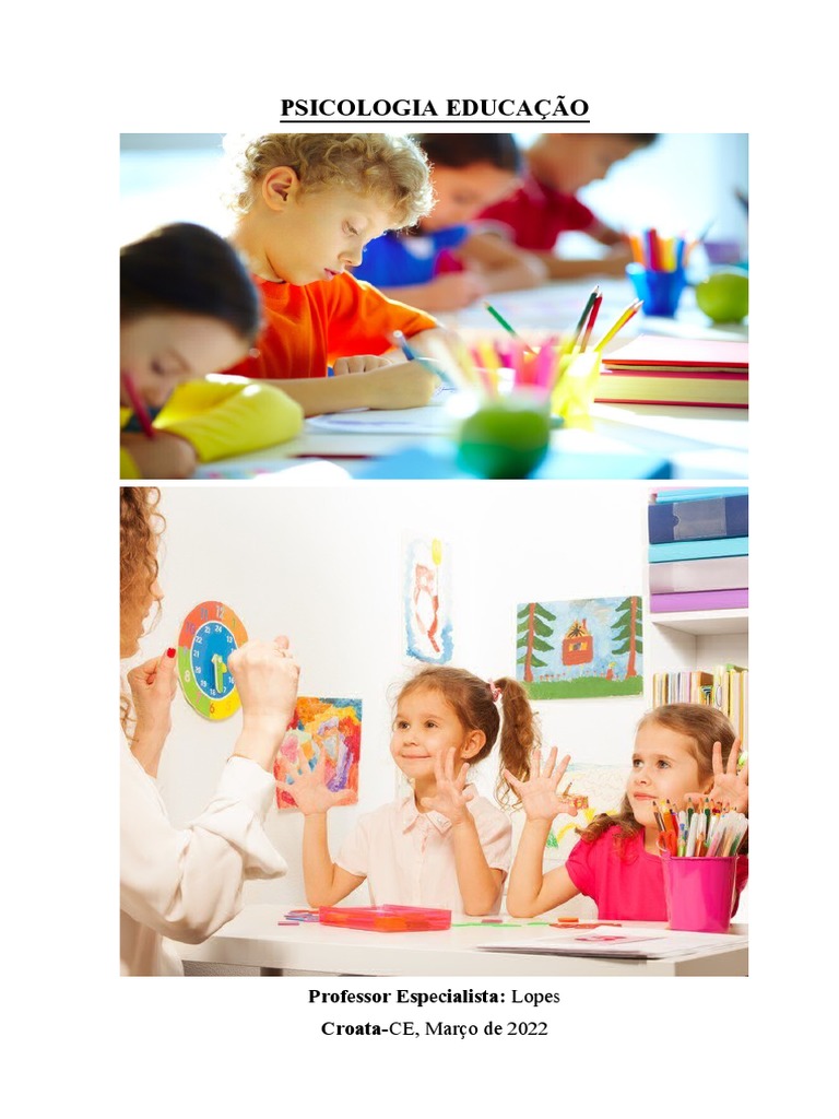 Psicologia da Educação: Conceitos e Funções | PDF | Psicologia ...