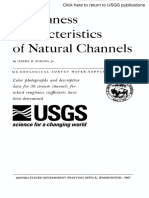 Roughness Characteristics of Natural Channels