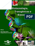 Biotecnologia, Transgenicos e Biosseguranca