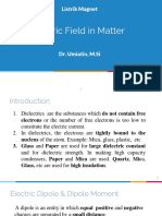 5 - Medan Elektrostatik Dalam Bahan