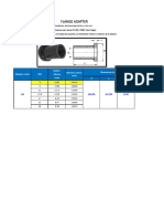 Ficha Tecnica - FLANGE ADAPTER DE 140 SDR 7.4 - HIDRAULICA