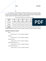 Daily physical activity log STEM