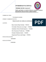 Determinación de Cinética de Rehidratación de Granos PDF