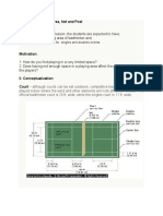 Lesson 2: Playing Area, Net and Post I. Learning Outcomes:: Differentiated The Court For Singles and Doubles Events