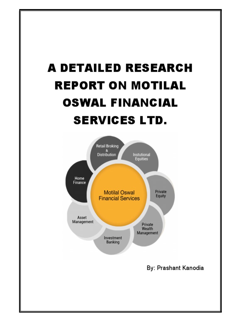 research report by motilal oswal