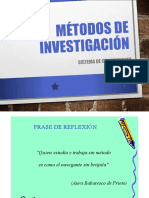 Metodos de Investigación