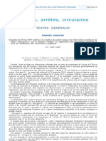 Circulaire du 26 mai 2011 relative à la création du portail unique des informations publiques de l’Etat « data.gouv.fr » par la mission « Etalab » et l’application des dispositions régissant le droit de réutilisation des informations publiques