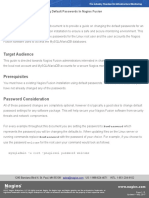 Changing Default Passwords in Nagios Fusion