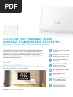 VMG8623-T50B/VMG3625-T50B/ EMG5523-T50B/EMG3525-T50B Series: Dual-Band Wireless AC/N VDSL2/Ethernet Gateway