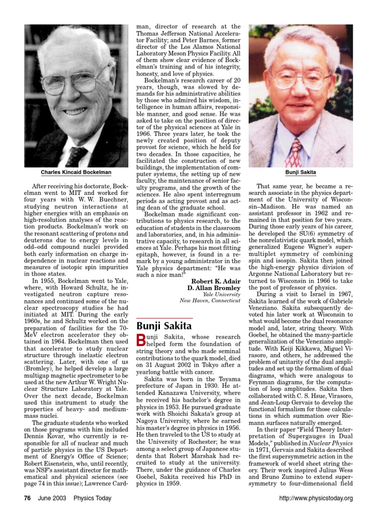 Bunji Sakita (2003) PDF Chemistry Quantum Mechanics