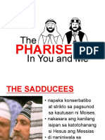 THE PHARISEE IN YOU AND ME - April 6