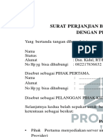 Surat Perjanjian Dengan Pelanggan