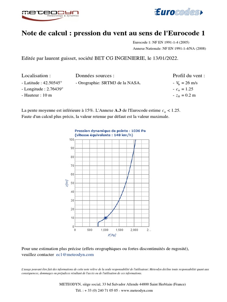 Vent Eurocode Meteodyn 20220113 PDF