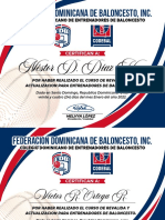 Federacion Dominicana de Baloncesto, Inc.: Né or D. Díaz H