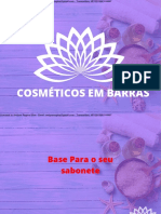 Receitas para bases de sabonetes caseiros com e sem soda cáustica