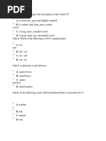 A. B. C. D. A. B. C. D.: Câu 1: Which of The Following Is NOT A Minimal Pair?